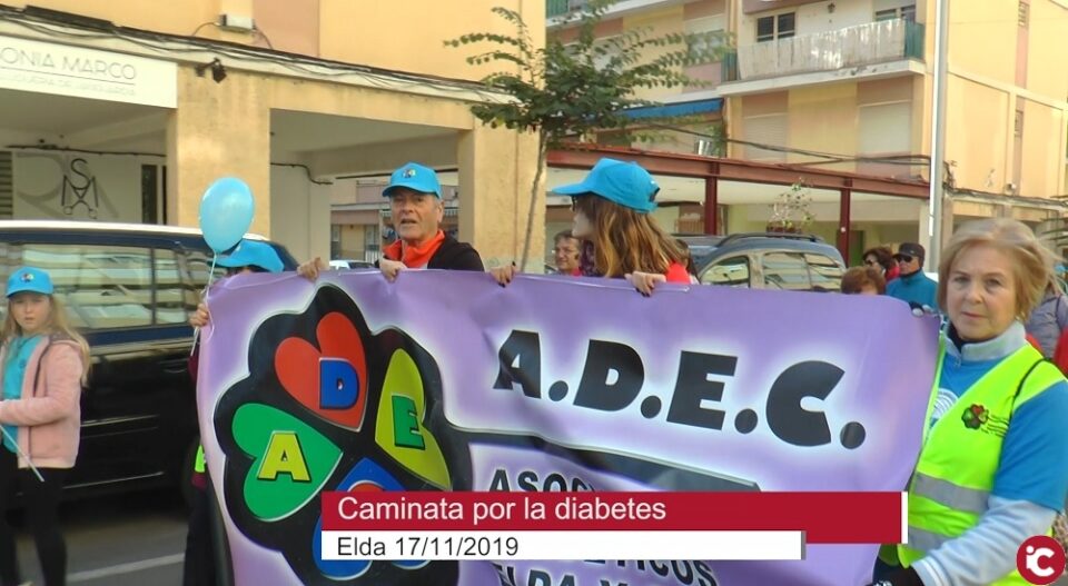 La Asociación de Diabéticos de Elda y Comarca celebró una marcha