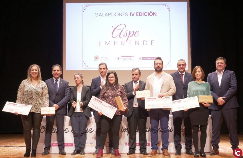 Ganadores de la cuarta edición del programa Aspe Emprende