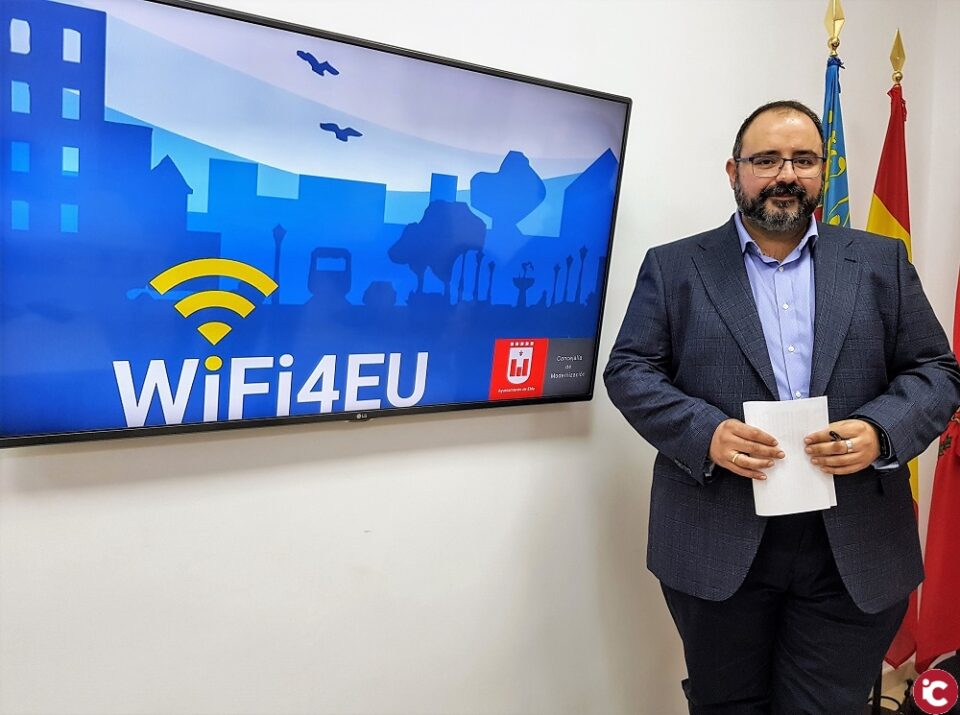 Elda recibirá una subvención de fondos europeos para la instalación de wifi gratuito en espacios públicos de la ciudad