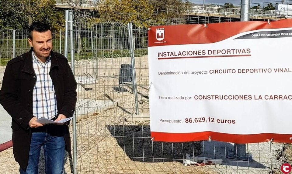 El circuito saludable de los jardines del Vinalopó empieza a ser una realidad con el inicio de las obras