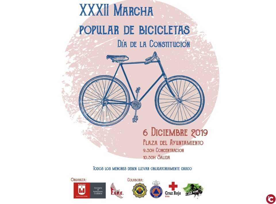 La FAVE organiza la XXXII Marcha Popular de Bicicletas para celebrar el Día de la Constitución