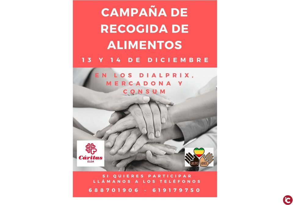 Campaña de recogida de alimentos de Cáritas