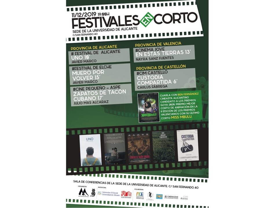 La sede de la UA acoge la III Edición Festivales en Corto