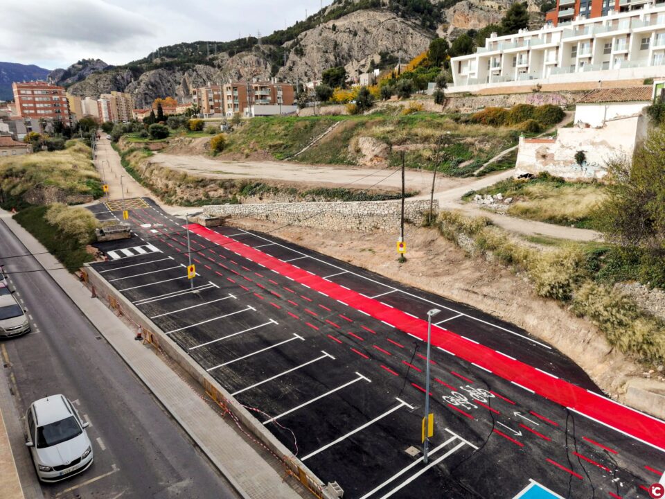 Alcoi tindrà 382 places noves places d'aparcament en els voltants de l'eix per a ciclistes i vianants