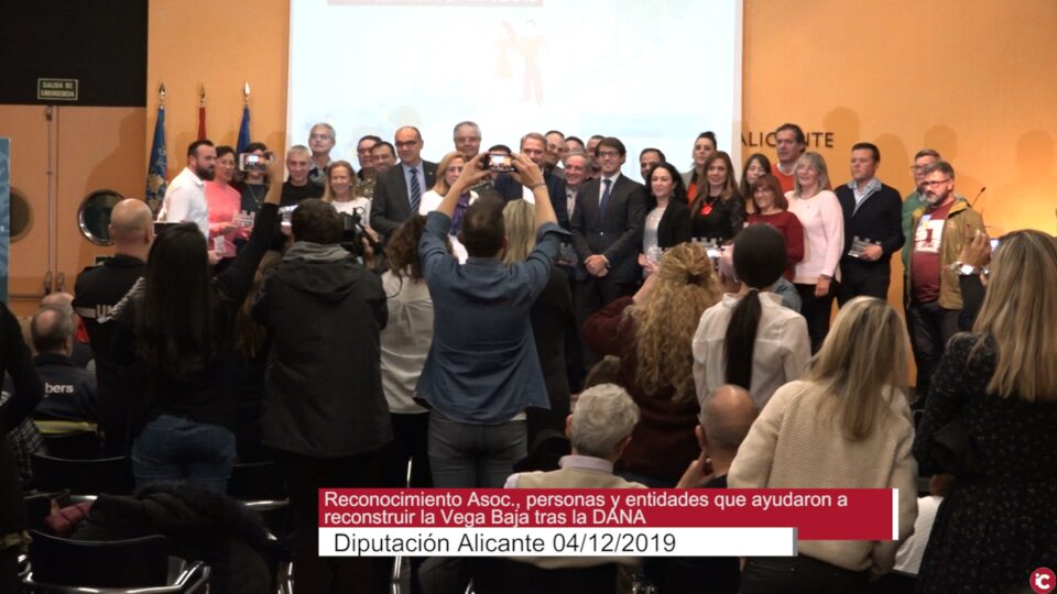 La Diputación de Alicante reconoce a las asociaciones