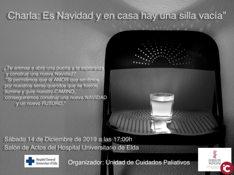 Charla "Es Navidad y en casa hay una silla vacía"