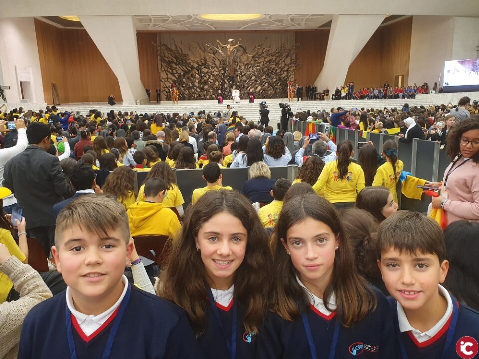 El Papa cree que los adultos pueden aprender de los jóvenes a cuidar el medioambiente gracias a proyectos como el impulsado por los alumnos de las Esclavas de Alcoy
