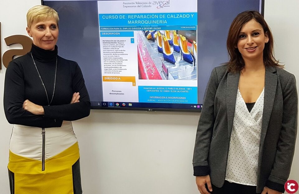 Avecal imparte un curso profesional de Reparación de Calzado y Marroquinería en colaboración con Idelsa
