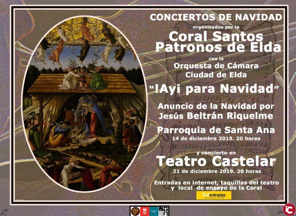 Pregón y conciertos de Navidad con la Coral Santos Patronos