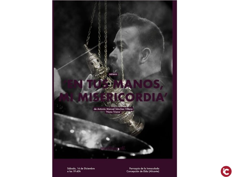 El próximo sábado se celebrará el Concierto del 65 Aniversario de la Cofradía y Hermandad de Nuestro Padre Jesús de Medinaceli