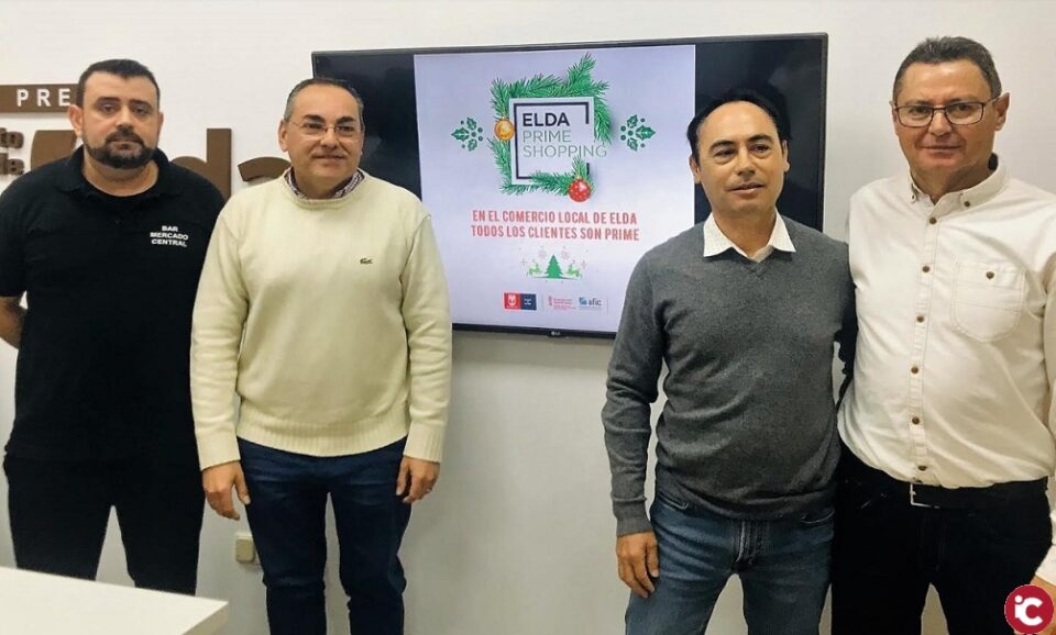Comercio pone en marcha la campaña 'Elda Prime Shopping' para impulsar las compras navideñas en los establecimientos eldense