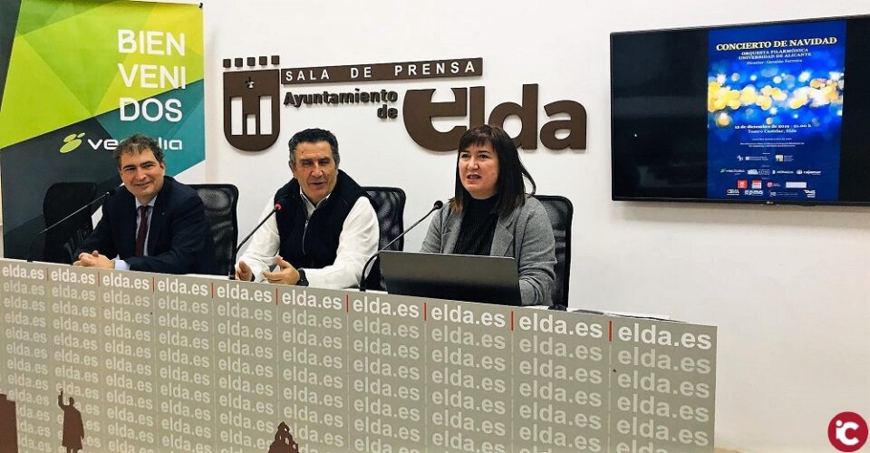 El Teatro Castelar acoge este jueves el Concierto de Navidad de la Orquesta Filarmónica Universitaria de Alicante