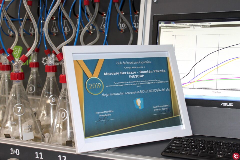 INESCOP gana el premio "Mejor innnovación nacional en biotecnología 2019" por su equipo de biodegradación de materiales