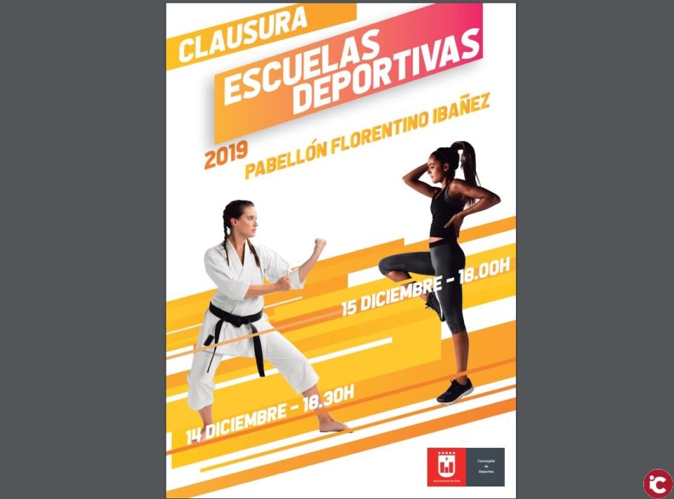 Las Escuelas Deportivas cierran el año este fin de semana con dos exhibiciones