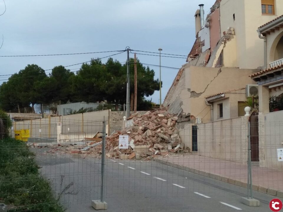 La resta de cases afectades a Monòver hauran de ser enderrocades