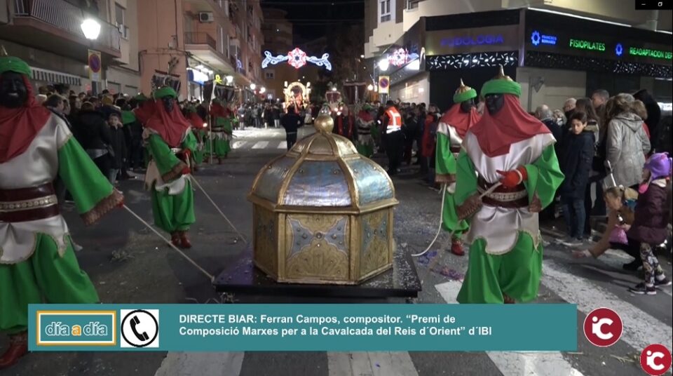 El compositor biarut Feran Campos guanya el "Premi de Composició Marxes per a la Cavalcada del Reis d'Orient" d'Ibi