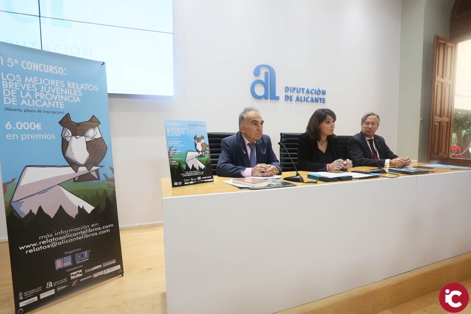 La Diputación de Alicante impulsa una nueva edición del concurso de los mejores relatos breves juveniles