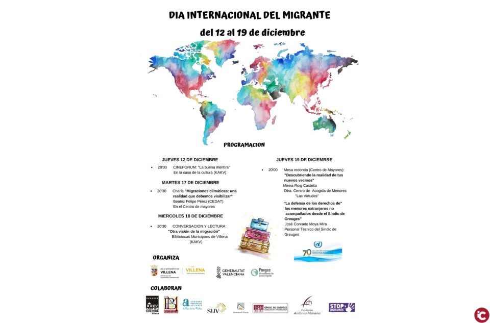 Hoy charla sobre migraciones climáticas en el Centro de Mayores