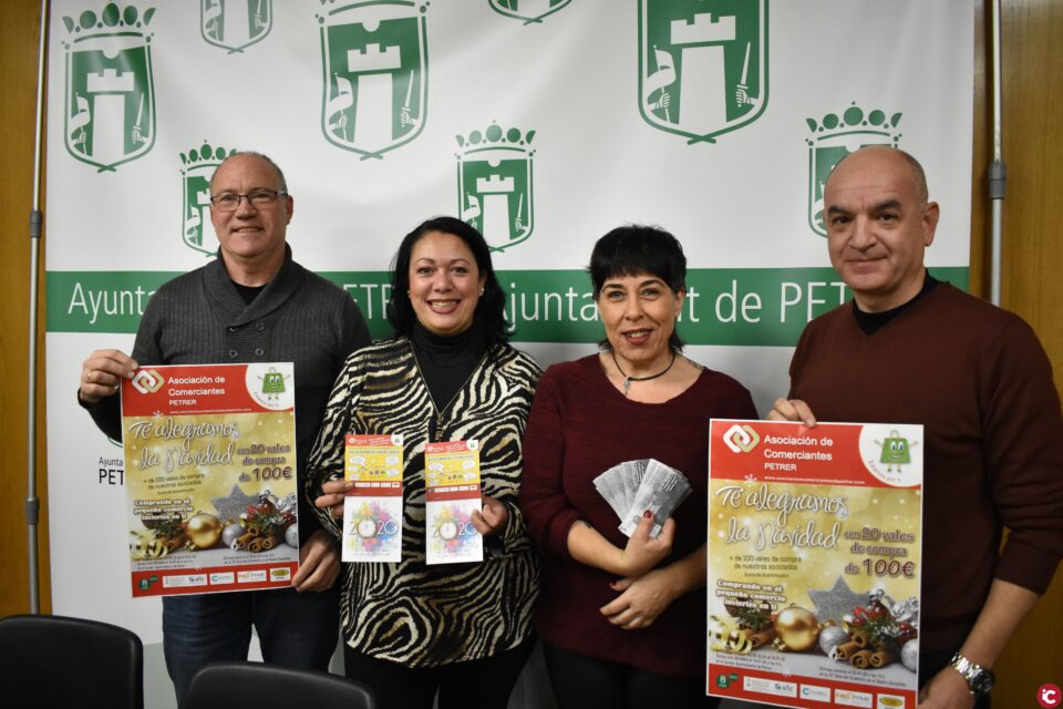 La Asociación de Comerciantes de Petrer repartirá más de 6.000 euros en premios en la campaña de Navidad