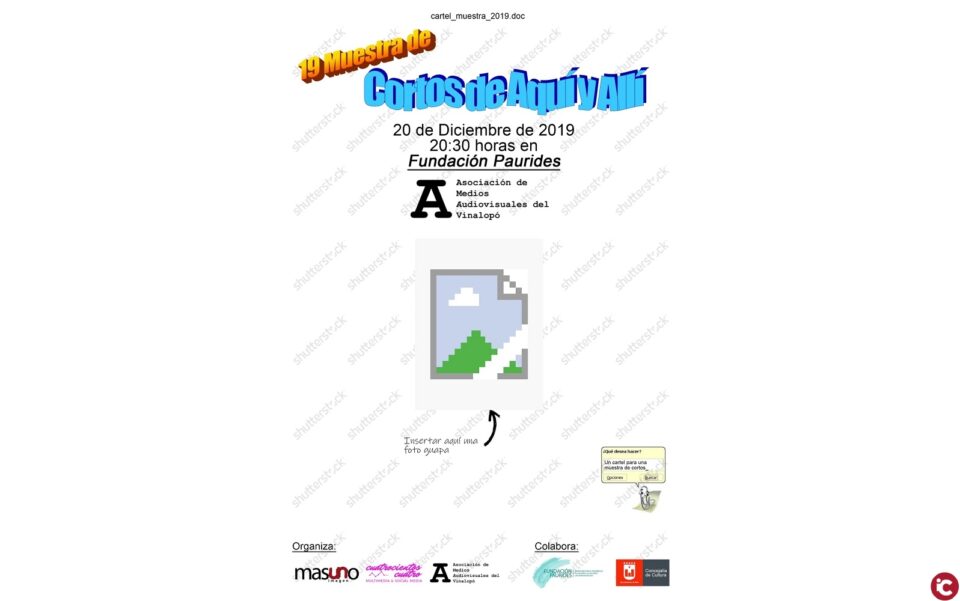 El Ayuntamiento de Elda asumirá la organización del Festival Cortos de Aquí y de Allí para garantizar su continuidad