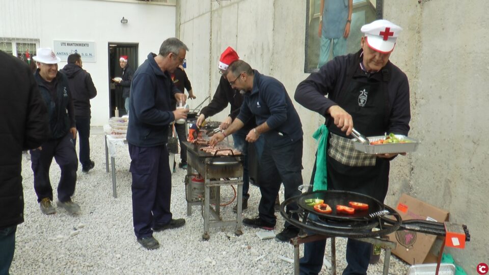 Almuerzo realizado por el Personal de Mantenimiento del Hospital