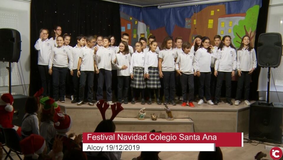 Concurso de villancicos Primaria 2019 en el Colegio Santa Ana de Alcoy