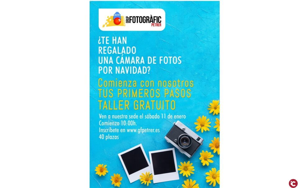 Comienza con el Grup Fotogràfic de Petrer tus primeros pasos en la fotografía