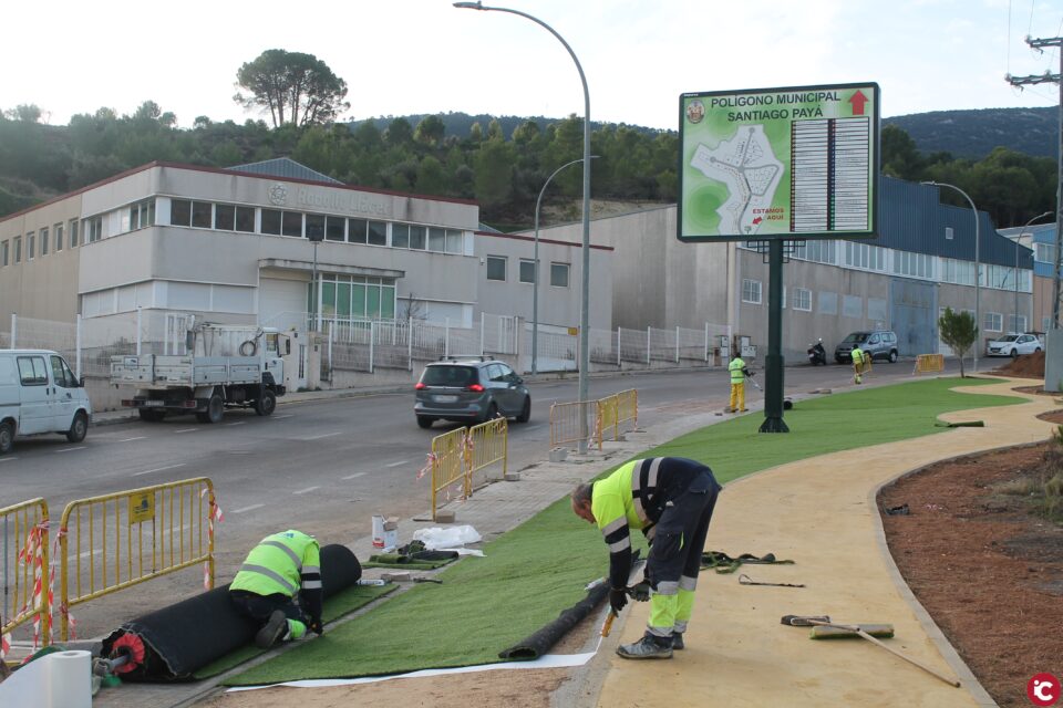 El polígon Santiago Payá millorarà la seua zona verda