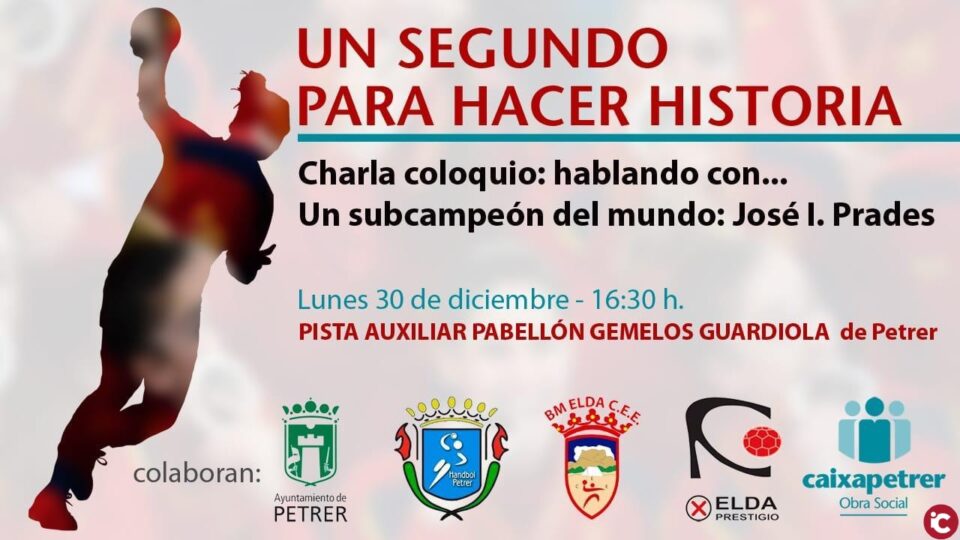 El balonmano comarcal rinde hoy homenaje al petrerí José Ignacio Prades Pons