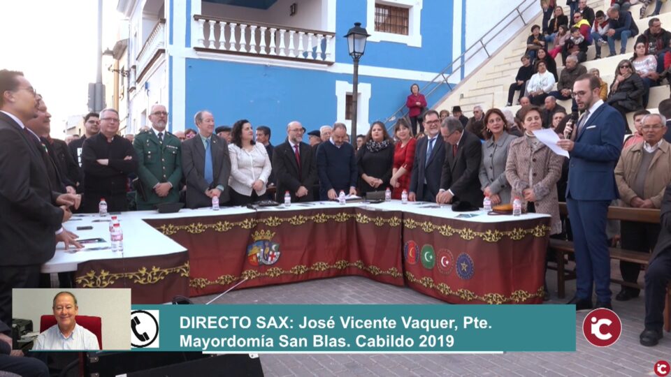 José Vicente Vaquer vivió con emoción el Cabildo 2019