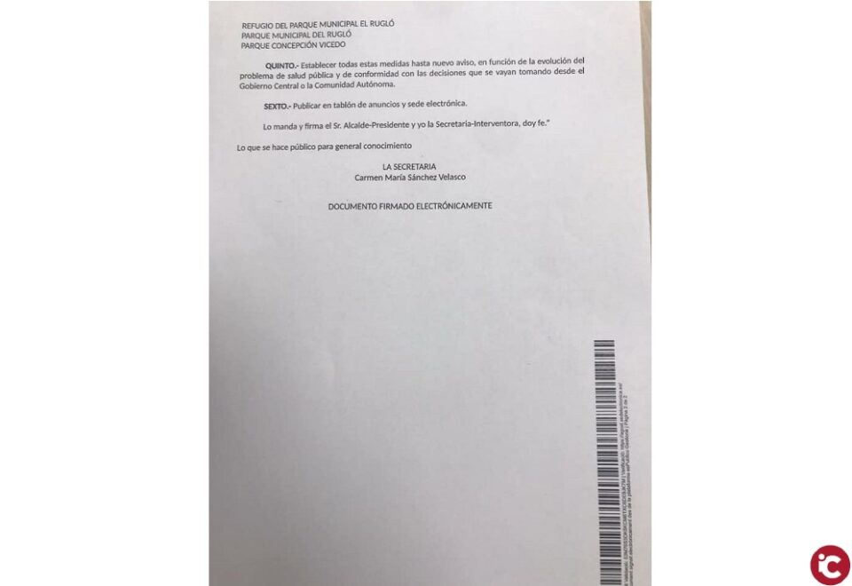 Noves mesures en Agost per l'augment de casos de Covid-19