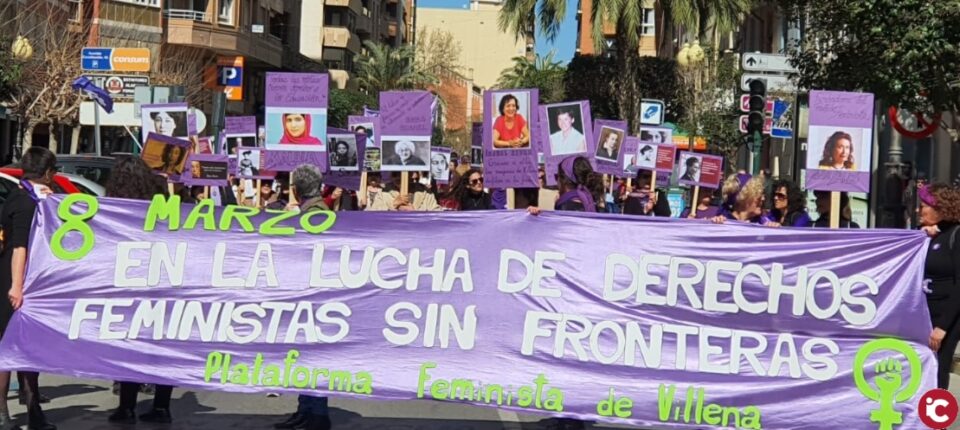 La Plataforma Feminista de Villena este año nos quedamos en casa