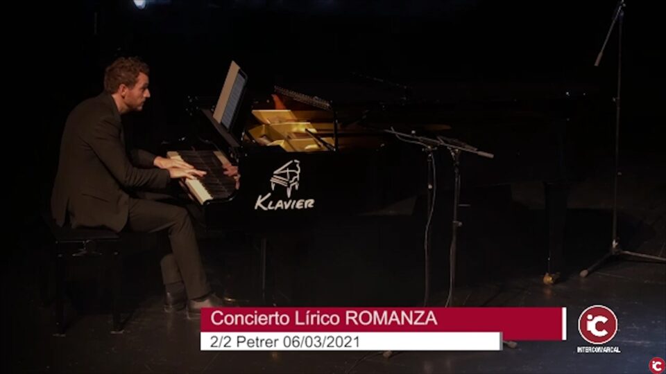Concierto lírico: "Romanza" del tenor Manuel Vera