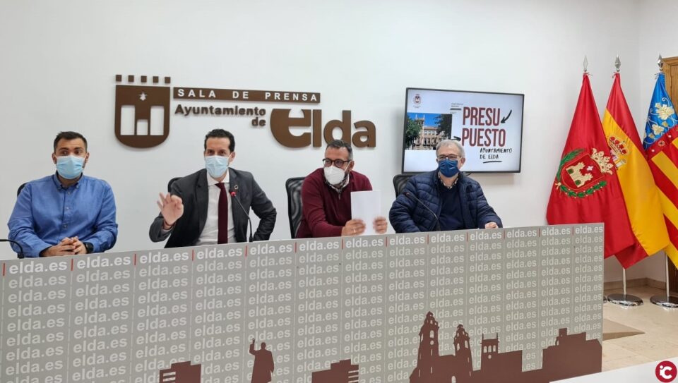 El alcalde Rubén Alfaro presenta los Presupuestos Municipales más sociales de la historia de Elda
