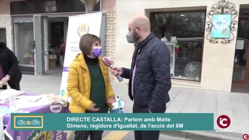 El mercat de Castalla amb el 8M