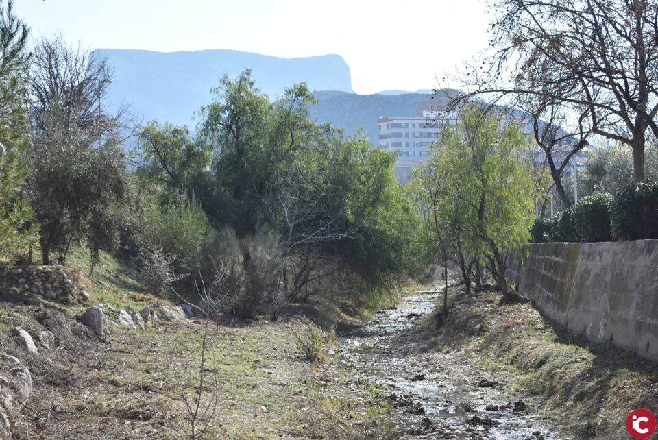 Petrer acondiciona más de 800 metros de vegetación en el tramo urbano de la Rambla del Molins