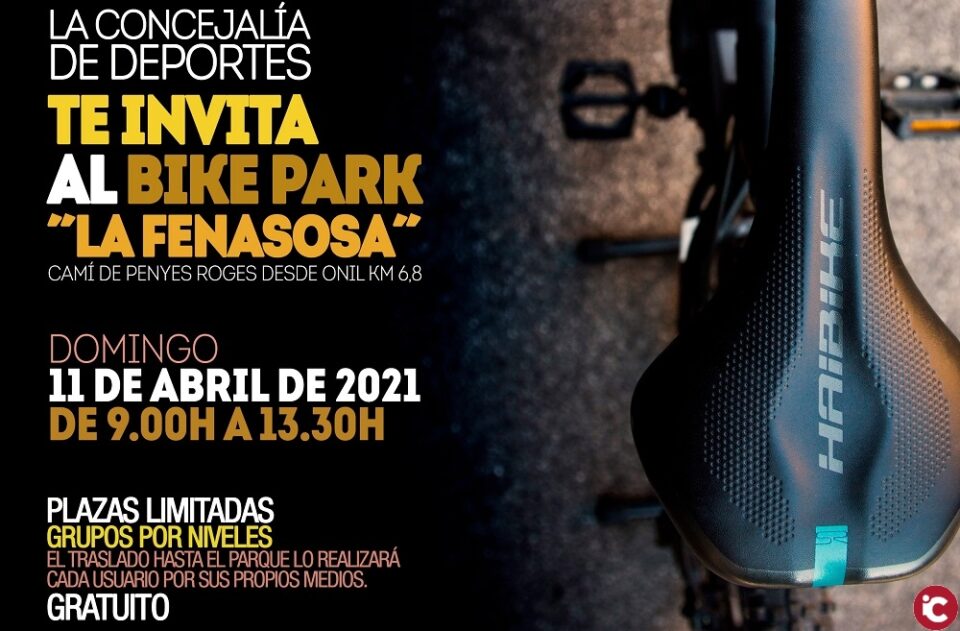 Deportes organiza una actividad gratuita en el Bike Park La Fenasosa