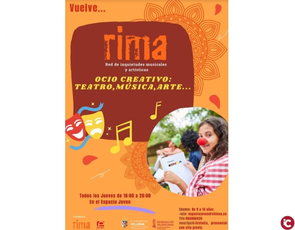 Educación y Juventud abre el plazo de inscripción del proyecto RIMA de actividades musicales y artísticas