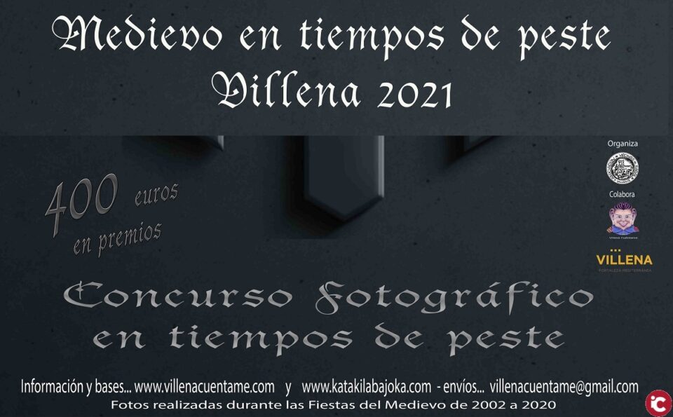 La AVV El Rabal Villena ha decidido organizar una serie de actividades que bajo el título MEDIEVO EN TIEMPOS DE PESTE aporten un poco de oxígeno cultural a nuestras vidas.