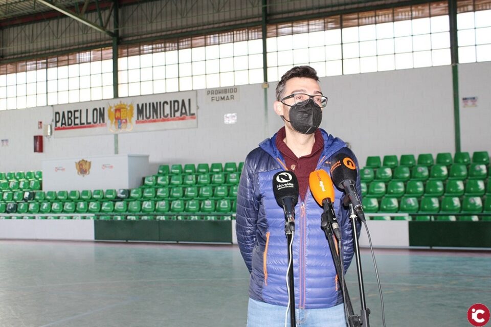 Novelda prepara la logística en el Pabellón Deportivo Municipal para las vacunaciones masivas en abril