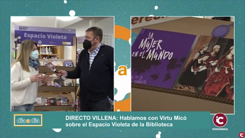 Las bibliotecas de Villena cuentan con espacios violetas