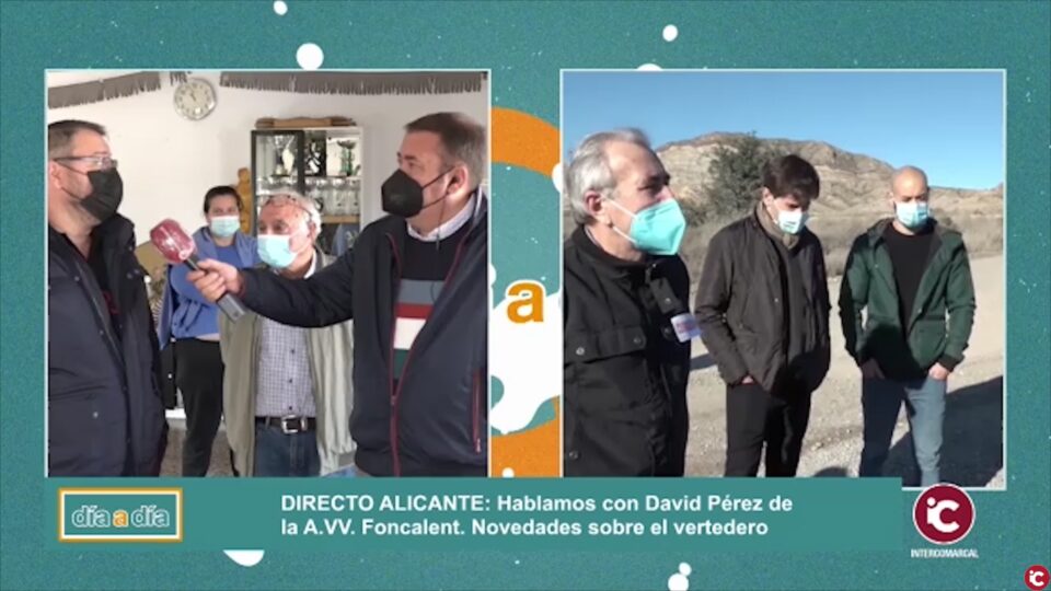 Vecinos de Fontcalent aliviados con el cese momentáneo del vertedero por el Consell