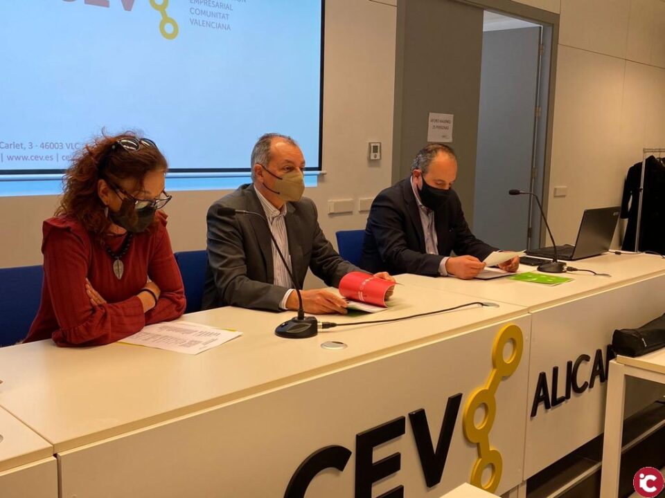 CEV Alicante y Facpyme exigen al Gobierno que destine todos los recursos para acelerar la vacunación porque sólo normalizar la movilidad garantiza la recuperación social y económica