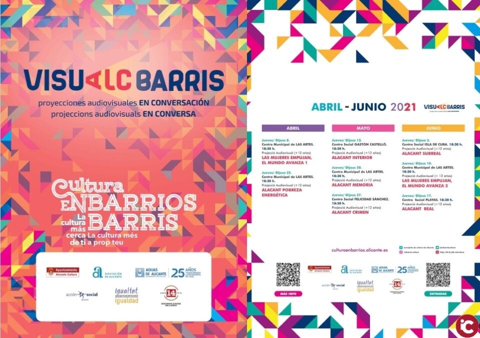 La primera actividad del programa Cultura en Barrios comenzará mañana con Visualc Barris