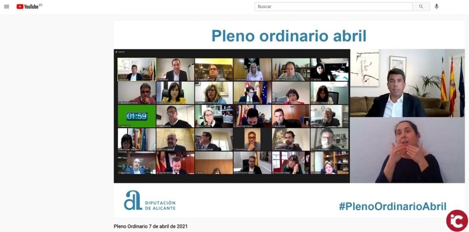 El pleno de la Diputación exige por unanimidad al Gobierno de España una financiación justa para la Comunitat