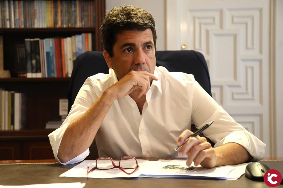 DIPUTACION ALICANTE - Carta de Carlos Mazon a Ximo Puig