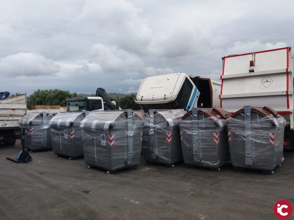 Más de 40.000  para la renovación de contenedores de residuos en las áreas de Muchavista y Centro