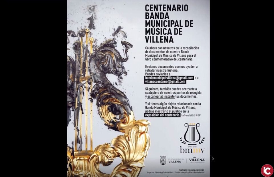 Celebración del Centenario de la Banda Municipal de Música de Villena