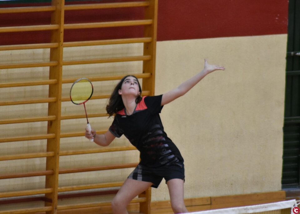 La jugadora del Club Bádminton Aspe