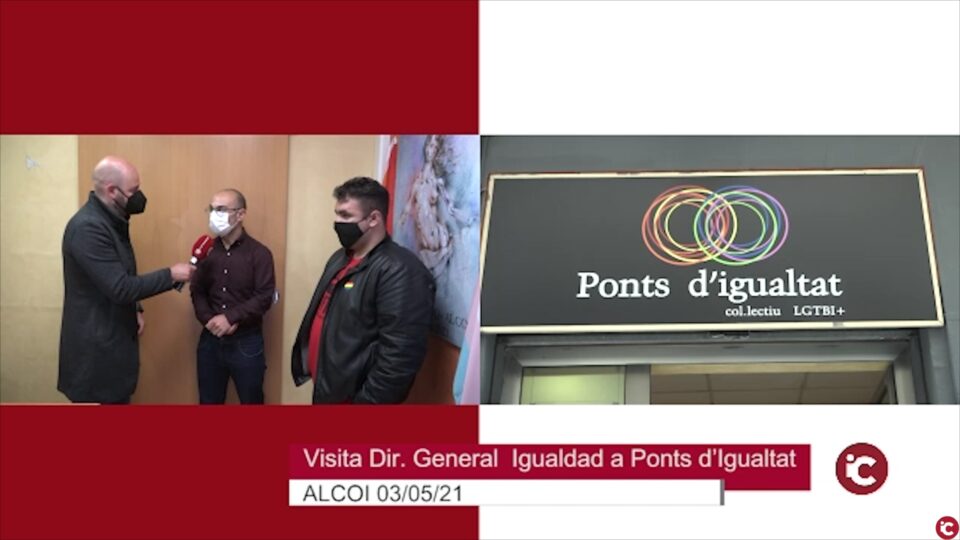 Ponts dIgualtat rep la visita del Director General d'Igualtat en la Diversitat de la conselleria de Polítiques inclusives i Igualtat